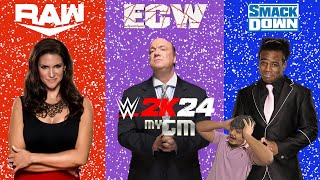 Building the PERFECT WWE Roster in 2K24 MyGM Mode [upl. by Mintun]