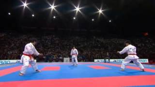 Japan Male Team Kata Unsu  21st World Karate Championships HD [upl. by Connors939]