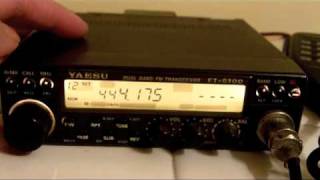 How to program the Yaesu FT5100 with a local repeater [upl. by Galven622]