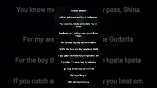 rema beamer video lyrics [upl. by Kantor]