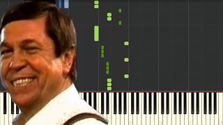 Einen Jodler hör i gern  Franzl Lang Synthesia Piano Tutorial [upl. by Llenaej261]