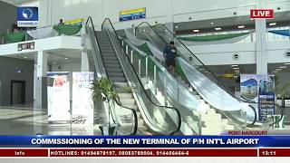 Buhari Commissions New Terminal Of PortHarcourt Intl Airport Pt5 [upl. by Neryt]