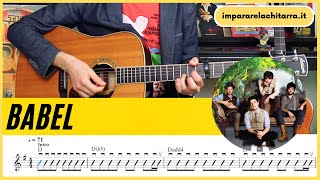 Babel  Mumford amp Sons  Tutorial Chitarra  Accordi  Canzoni Facili [upl. by Okin]