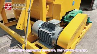 JS500 concrete mixer twin shaft  manufacture  nice price [upl. by Cyprio]