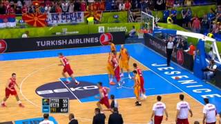 Dunk of the Game N Nedovic MKDSRB EuroBasket 2013 [upl. by Amanda562]