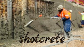 Shotcrete  Gunite  Sprayed Concrete  Tower Protection  Types of Concrete  Civil works [upl. by Yla]