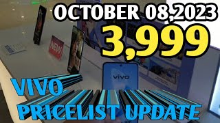 VIVO PRICELIST UPDATE 2023 Y02AY02TY16Y17sY36 5GY27Y29e 5GY295G [upl. by Tnomal]