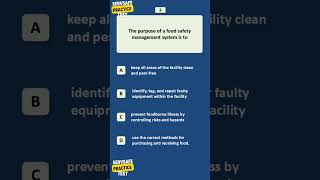 ServSafe Manager Practice Test 2025  Question 340 shorts [upl. by Camilo]