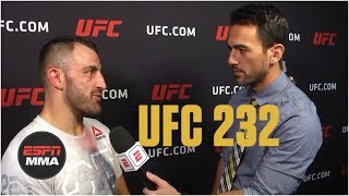 Alexander Volkanovski explains calling out Max Holloway after win  UFC 232  ESPN MMA [upl. by Etteuqal]