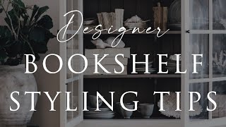 How to Decorate a Bookshelf  Styling the Perfect Bookcase  Suzie Anderson Home [upl. by Ailet223]