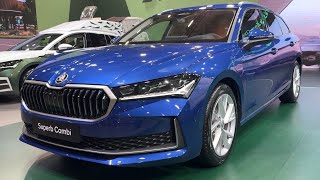 New SKODA SUPERB 2024  FIRST LOOK amp visual REVIEW Combi iV [upl. by Novia]