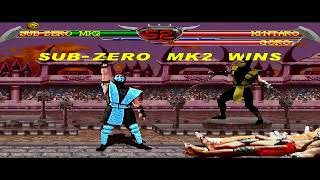 SubZero vs Kintaro and Goro Mugen Battle [upl. by Anna-Diana]