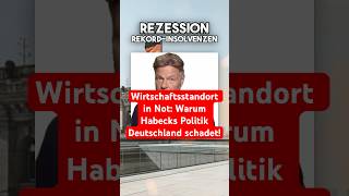 Habecks illusorische Zufriedenheit Deutschlands Wirtschaft am Abgrund politik deutschland [upl. by Aidnyl]