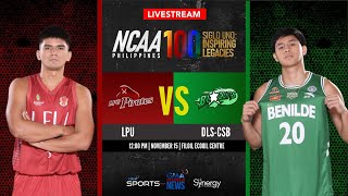 LPU vs Benilde Men’s Basketball  NCAA Season 100 [upl. by Masha]