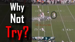 The Washington Commanders do something very odd in a Hail Mary situation Vs the Philadelphia Eagles [upl. by Corabel]