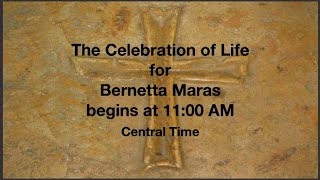 Celebration of Life For Bernetta Maras 09 19 24 [upl. by Aronael]