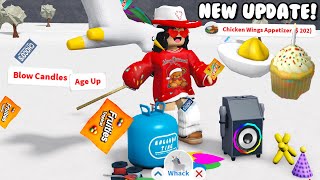 NEW Bloxburg 2024 NEW YEAR UPDATE PINATAS AGE UP and MORE 123 [upl. by Burford]