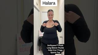 I’m Obsessed with this Long Sleeve Yoga Top From halara plussize shorts shortvideo yogaclothing [upl. by Beata34]