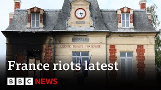 France riots latest as tensions begin to ease – BBC News [upl. by Kruse]