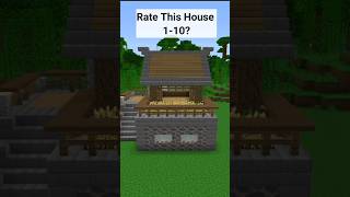 MINECRAFT EASY SURVIVAL HOUSE BUILD TUTORIAL 😱😍👍💯 minecraft shortsfeed [upl. by Vidovic]