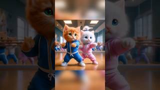 Cute Kittens Are at Dance Contest❤️😻💃🏻 cat cute funny [upl. by Nueormahc]