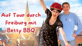 Eine lustige Stadtführung mit Schwarzwald Dragqueen Betty BBQ in Freiburg ✨ [upl. by Kreda]