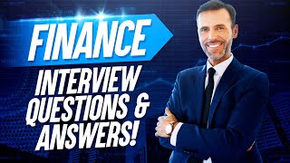 FINANCE Interview Questions amp Answers [upl. by Doubler]