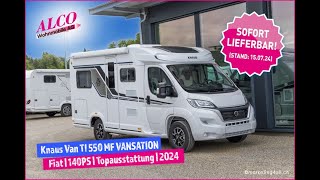 KNAUS Van Ti 550 MF VANSATION 2024  Alco Wohnmobile [upl. by Fineberg]