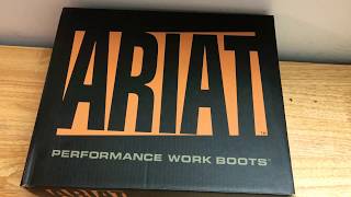 Ariat Mens Workhog Pullon H2O Composite Toe Unboxing [upl. by Baiss]