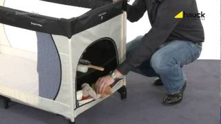 Hauck Dreamn Play Travel Cot KiddiesKingdomCom [upl. by Mcarthur]