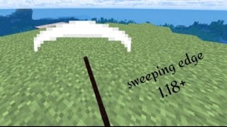 how to download sweeping edge mode for minecraft pe 1182 also work in netherite sword 😲😲😲 [upl. by Lemcke]