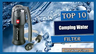 ✅ 10 Best Camping Water Filter of 2022 [upl. by Nath]