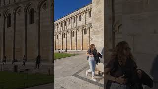 Leaning tower pisa italypls subscribe fypシ゚viral youtube blogger viralvideo pisatower pinoy [upl. by Emil167]