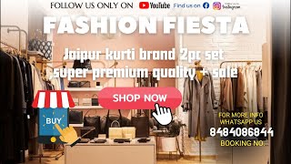 SUPER PREMIUM JAIPUR KURTI BRAND ARTICLES ALSO SALE ARTICLES 8484086844 [upl. by Osmen]