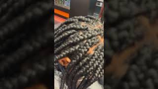 Box braids latesthairstylesforblackwomen hairstyles knotlessbraids [upl. by Gilberta]