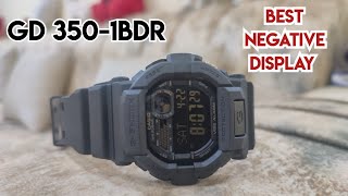 GSHOCK GD3501BDR best negative display [upl. by Llewop]