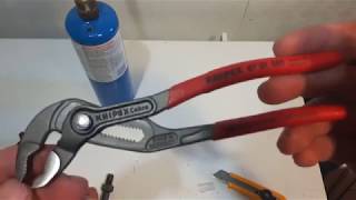 Knipex Cobra 714 inch Water Pump Pliers 87 01 180 Review [upl. by Paula]