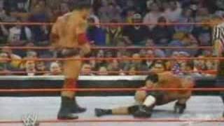 WWE RAW BATISTA VS GOLDBERG [upl. by Kilam]