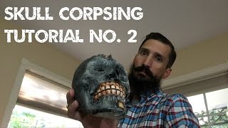 wwwmonstertutorialscom  Dollar Store Skull Corpsing with Toilet Paper and Glue Tutorial [upl. by Tolmann]