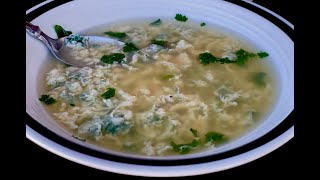 How to Make STRACCIATELLA SOUP  Italian Egg Drop Soup [upl. by Anialam]