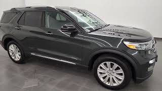 2022 FORD EXPLORER LIMITED 4WD FORGED GREEN METALLIC 4K WALKAROUND 13523Z SOLD [upl. by Ahsika]