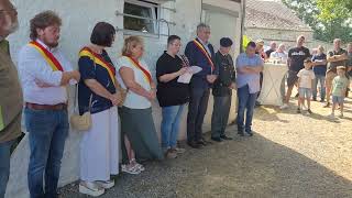 Inauguration du Musée Lieutenant Cook à MonceauImbrechies [upl. by Atirahc]