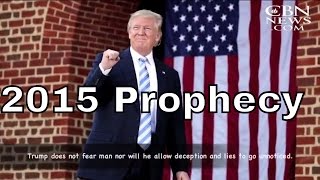 2015 Trump Prophecy by Jeremiah Johnson [upl. by Odnanref]