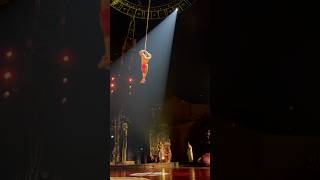 Aerial Straps Solo Act Training in Kurios by Cirque Du Soleil cirque cirquedusoleil aerialstraps [upl. by Adalai408]