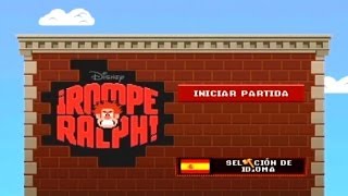 ¡ROMPE RALPH wii intro en español y gameplay 3 primeras etapas [upl. by Chuch]