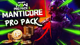 NEW MANTICORE Pro Pack Bundle Includes 2400 COD Points [upl. by Ramgad]