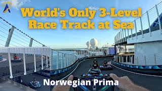 Prima Speedway POV  Kart Racing on a Norwegian Cruise [upl. by Rednas]