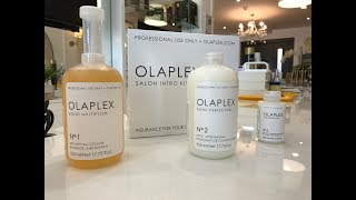 Olaplex Treatment In Salon [upl. by Chaffin]