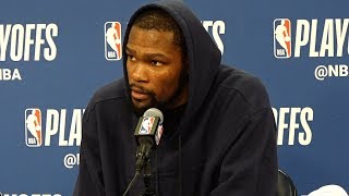 Warriors’ Kevin Durant on teams’ starting lineup in win versus Pelicans [upl. by Lewie]