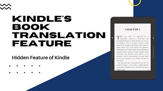 Kindle Hidden feature Book translation  How to Activate Kindle Translation Feature [upl. by Rednaxela]